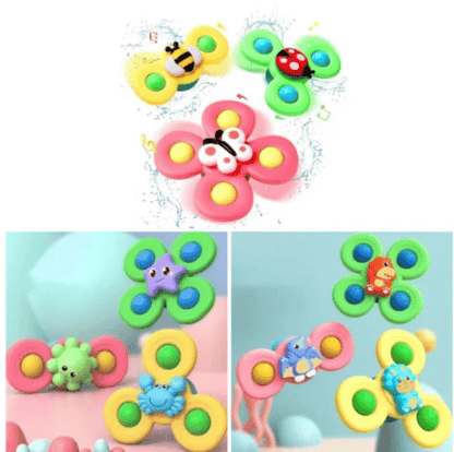 ⚡ On sale today only ￡9.99！! 🧸 Suction cup spinners for fun and play