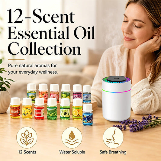 💎 Exclusive Deal Sale 50%OFF!🛍️12-Pack Water Soluble Essential Oils Set