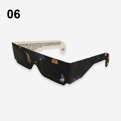 🌞50% OFF NOW! ISO Certified Solar Eclipse Glasses, Safe Direct Sun Viewing Paper Solar Viewing Glasses, Shade‑Filter Eyewear for Solar Eclipse Observation for Adults & Kids