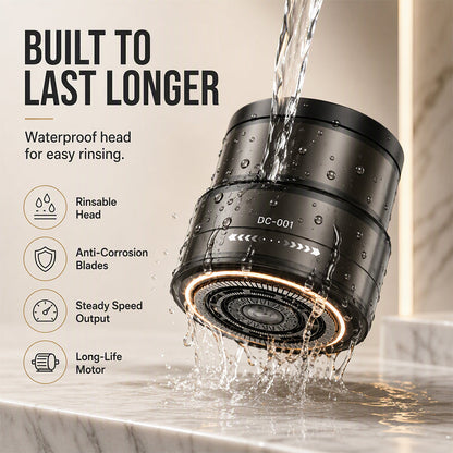 ⏳LAST DAY SALE ONLY ￡12.99!!🔥2-in-1 Smart Electric Bald Head Shaver and Beard Trimmer with Digital Display