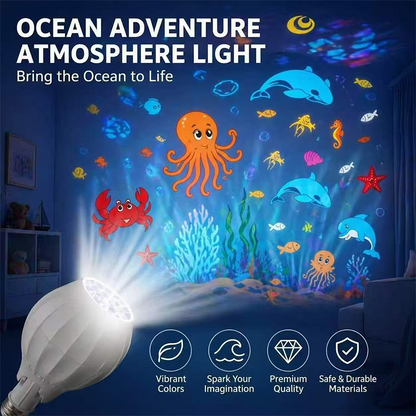 180° Rotatable LED Projection Bulb