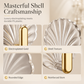 🔥Only ￡5.99！💴🐚 Shell-Shaped Adhesive Wall Hooks – No Drilling Needed!
