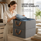 📦 50% OFF! 🧺 Foldable Storage Basket – With handles, sturdy & space-saving ✨