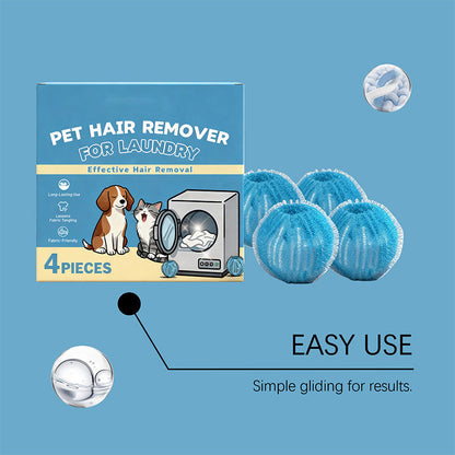 🐾 ⏳LAST DAY SALE ONLY ￡6.99!!🔥 No-Snag Reusable Laundry Balls – Catch Pet Hair Instantly, Fabric-Friendly & Built to Last ♻️