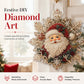 🎄 Christmas Diamond Art Hanging Kit – Sparkling DIY Holiday Ornaments for Door, Window & Wall Decor