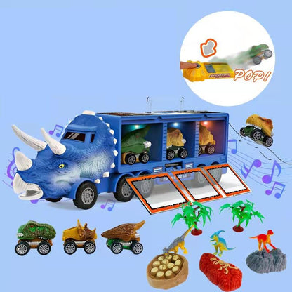 ⏳LAST DAY SALE ONLY ￡16.99!!🔥🦖Interactive Dinosaur Transporter Toy Truck
