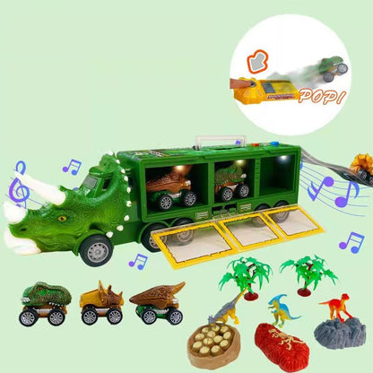 ⏳LAST DAY SALE ONLY ￡18.99!!🔥🦖Interactive Dinosaur Transporter Toy Truck