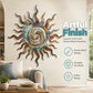 ☀️ Save 50%! 🖼️ Metal Sun Wall Art – Silhouette design, rustic & decorative ✨