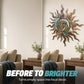 ☀️ Save 50%! 🖼️ Metal Sun Wall Art – Silhouette design, rustic & decorative ✨