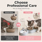 🔥2026 Hot Sale 50% OFF✨⚡ 50K+ SOLD! 🎁2-in-1 Ergonomic Elevated Tilted Pet Bowl