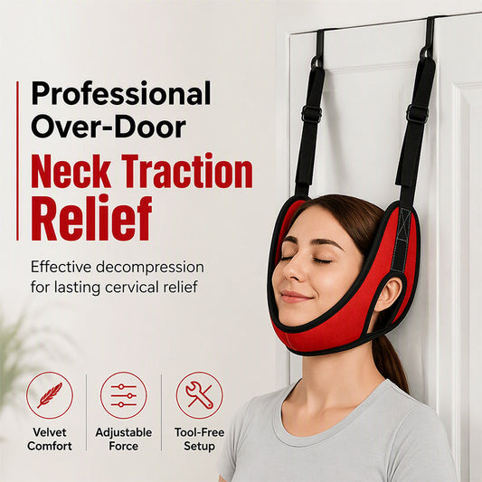 ⏳LAST DAY SALE 50% OFF !!📢Over Door Cervical Traction Device for Neck Pain Relief