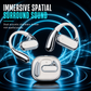 🎧 Open-Ear Sports Headphones – Wireless Earhook Earbuds for Running & Fitness
