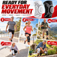 Dial-Adjustable Sports Knee Brace with Alloy Spring Support