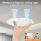 🔥⏳LAST DAY SALE ONLY ￡13.99!!💡3-Mode Motion Sensor Ceiling Light – Rechargeable, Magnetic, Wireless