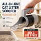 🐱 50% OFF NOW!✨ Cat Litter Scoop with Integrated Trash Can – Efficient Sifting & Large Capacity – Hygienic Essential 🗑️